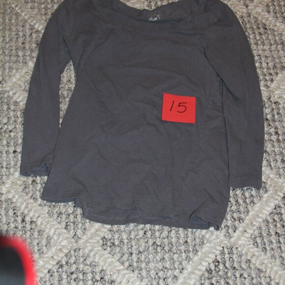 J. Crew Tops - Womens Large JCrew Grey Long Sleeve Shirt